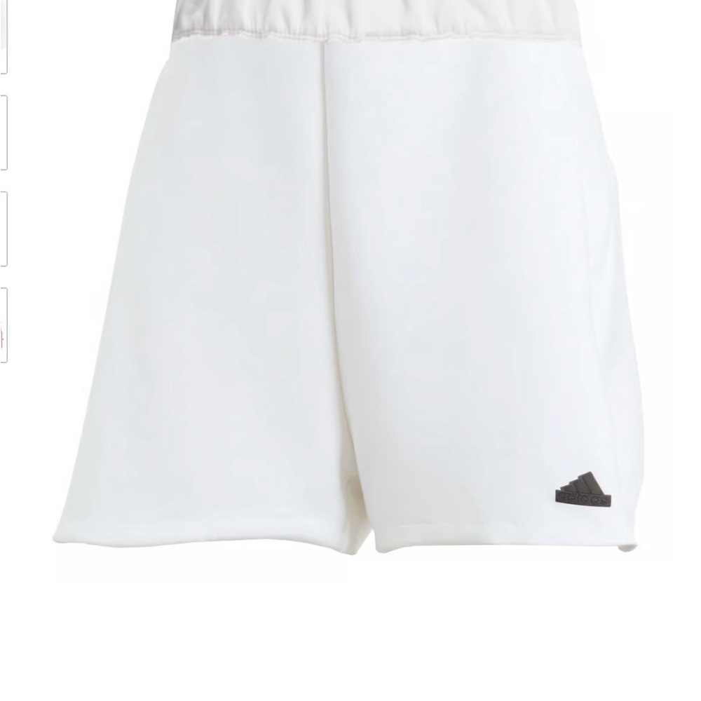 Adidas White Athletic Shorts